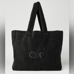 ALO Yoga Black Sherpa Tote